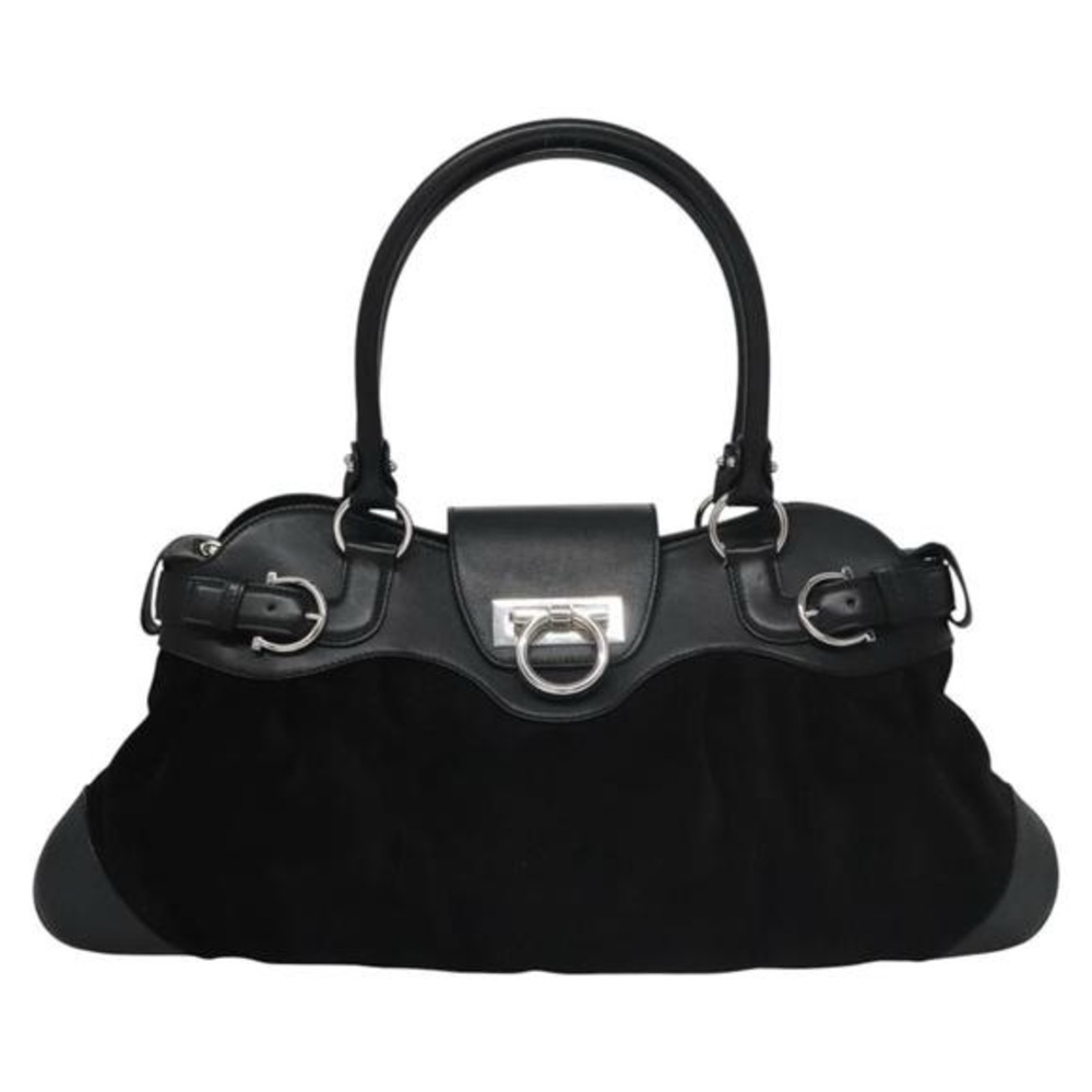 Salvatore Ferragamo Black Marissa Shoulder Bag